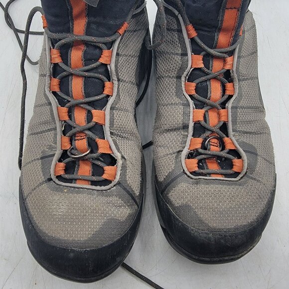Simms Flyweight Wading Boots Felt Sole Mens 12 Gray Fishing Outdoors Summer - Picture 12 of 13
